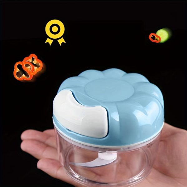 1pc Multifunctional Manual Garlic Grinder & Meat Chopper – Essential Hand-Powered Kitchen Gadget for Easy Food Prep - Image 9