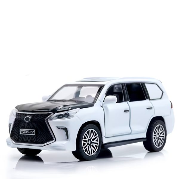 Pull-Back Alloy Off-Road Vehicle Toy with 4 Opening Doors – Rugged Die-Cast Car for Boys – Available in White, Blue, or Black – Ideal Christmas Gift - Image 5