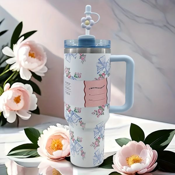 40-Ounce Tumbler with a Handle - Made of Stainless Steel - Image 6