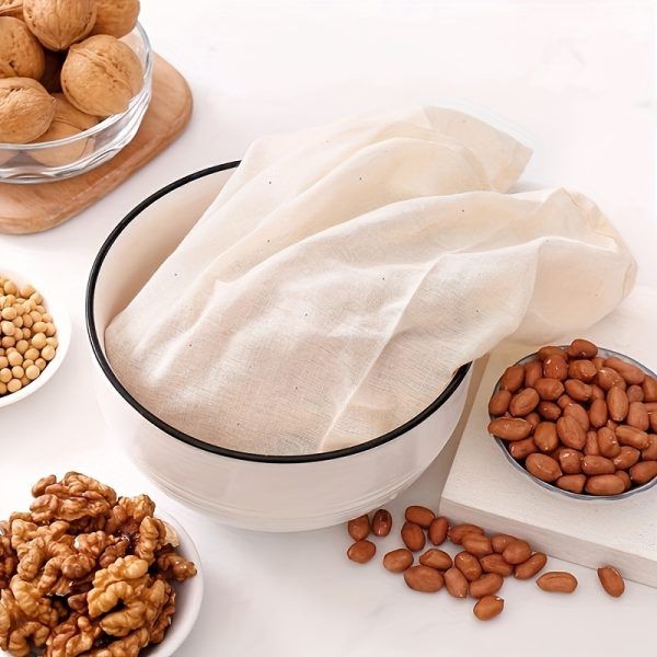 3pcs Reusable Fabric Cheesecloth – Multipurpose Muslin Cloth for Straining, Cooking, Baking, Juicing & Cheese Making - Image 14