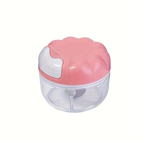 1pc Multifunctional Manual Garlic Grinder & Meat Chopper – Essential Hand-Powered Kitchen Gadget for Easy Food Prep - Image 3