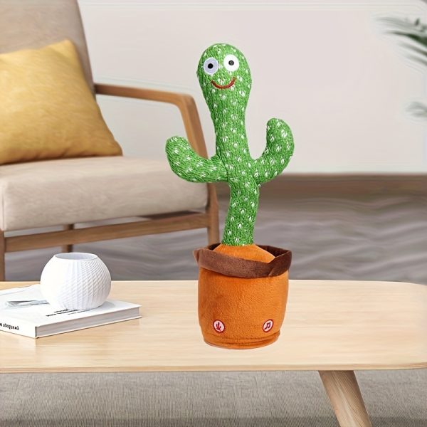 ITECHJOY Interactive Talking Plant Baby Toy – Soft LED Singing Plush for Infants (3–6 Months) – Musical Learning Toy & Birthday Party Decoration – Safe, Cuddly Gift for Babies - Image 3