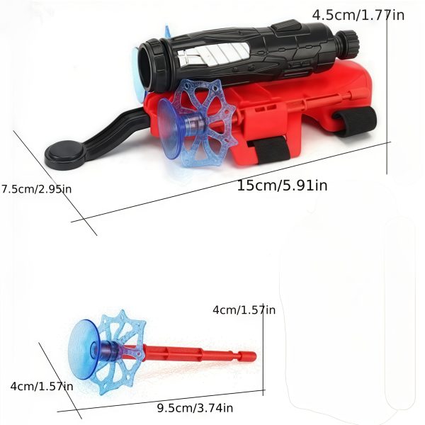 1pc Spider Web Launcher Wrist Toy – Hero Role-Play Strap-On Launcher for Kids – Ideal Party Favour, Christmas & Birthday Gift – Fun Pretend Play Accessory (Gloves Not Included) - Image 2