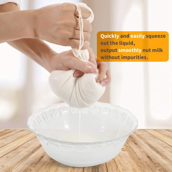 3pcs Reusable Fabric Cheesecloth – Multipurpose Muslin Cloth for Straining, Cooking, Baking, Juicing & Cheese Making