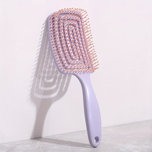 Detangling Hairbrush for Wet & Dry Hair – Gentle Brush for All Hair Types, Anti-Knot & No-Pull Design - Image 4
