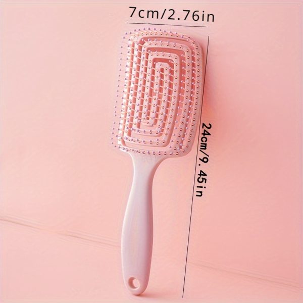 Detangling Hairbrush for Wet & Dry Hair – Gentle Brush for All Hair Types, Anti-Knot & No-Pull Design - Image 5