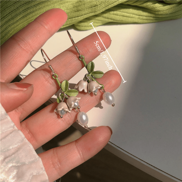 Lily of the Valley Jewellery Set – Elegant Bracelet, Necklace & Earrings Set for Women – Floral Gift Set - Image 7